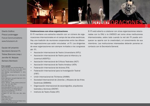 Instituto Internacional del Teatro ITI - International Theatre Institute