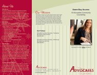 to review the Same-Day Access brochure - Advocates Inc.