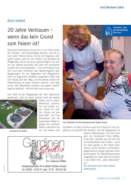 GvO Bochum 2 2013_Umschlag RZ _RZ - Gesundheit vor Ort