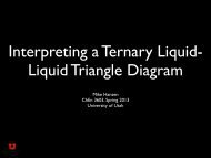 Ternary Diagrams - University of Utah