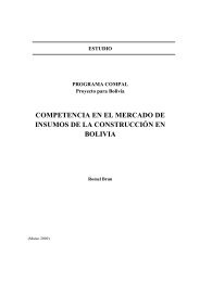 COMPETENCIA EN EL MERCADO DE INSUMOS DE LA ... - Unctad XI