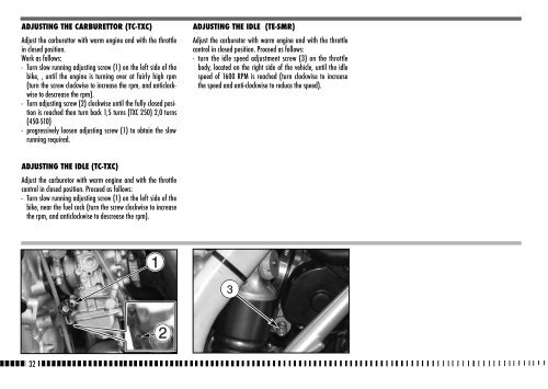 Owner's Manual 2010 TE/TC/TXC 310/450/510 - Husqvarna