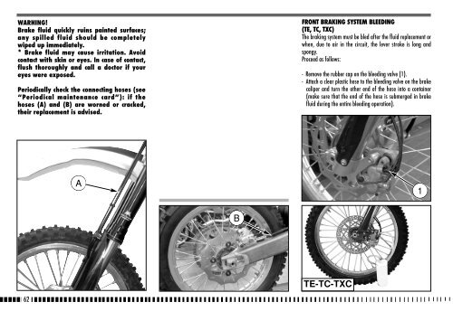 Owner's Manual 2010 TE/TC/TXC 310/450/510 - Husqvarna