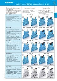 Serie 39 MasterINTERFACE - Interfacerelais 0,1 - 2 - 6 A - G-Finder