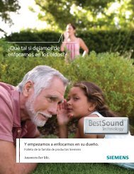 ¿Qué tal si dejamos de enfocarnos en los oídos? - Siemens Hearing ...