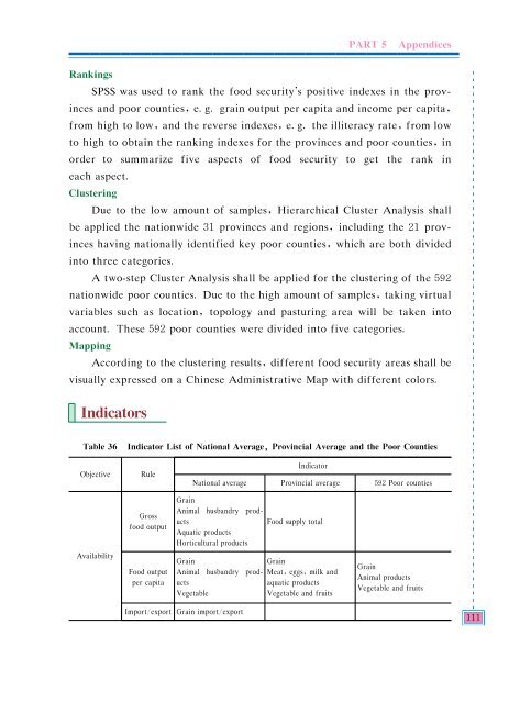 China - A Report on the Status of China's Food Security