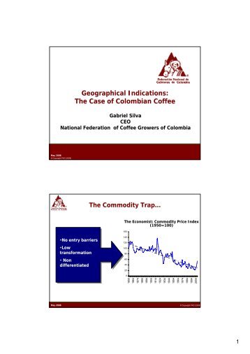 Geographical Indications: The Case of Colombian Coffee