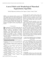 A novel Multi-scale Morphological Watershed ... - Itfrindia.org