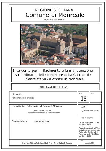 TAV.18_relazione storica.pdf - Comune di Monreale