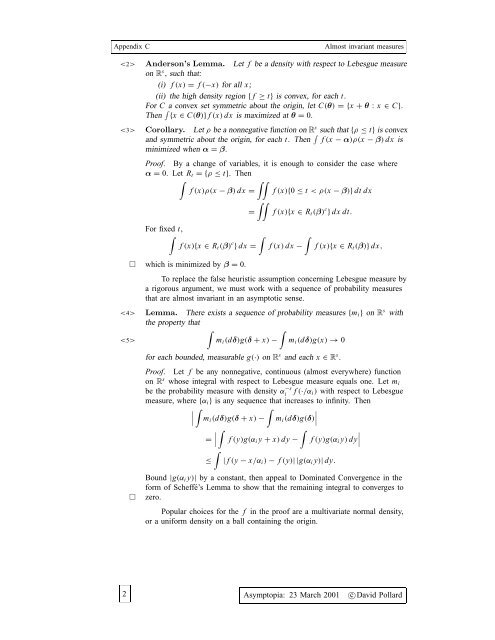 Anderson's lemma