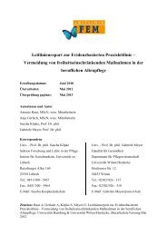 Leitlinienreport (Stand Mai 2012) - Leitlinie FEM