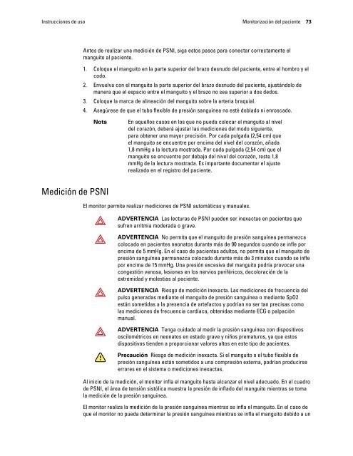 Instrucciones de uso, Welch Allyn ConnexÃ‚Â® Integrated Wall System