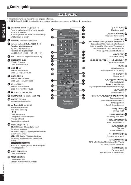 Manual de Usuario SC-HC4EP(es) - Panasonic