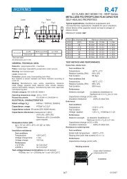 7 X2 CLASS (IEC 60384-14) - MKP Series