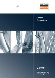 Timber Connectors - Simpson Strong-Tie