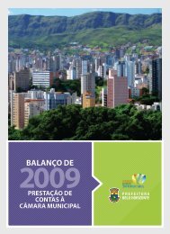 Revista Balanco PBH 2009 - Prefeitura Municipal de Belo Horizonte