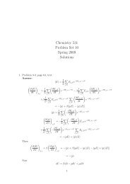 Problem Set 10 with Solutions - URI Department of Chemistry