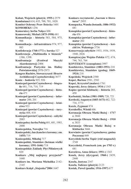 za lata 2002-2004 - Śląska Biblioteka Cyfrowa