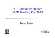 SCT - The International BFM Study Group