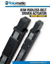 B3W rodless Belt drIVeN actuator - You are now at the Down-Load ...