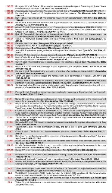 TABLE 39A LIST OF PUBLICATIONS REFERRED TO IN THE ...