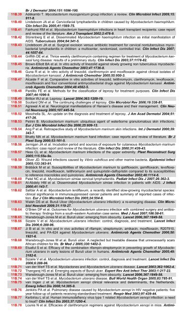 TABLE 39A LIST OF PUBLICATIONS REFERRED TO IN THE ...