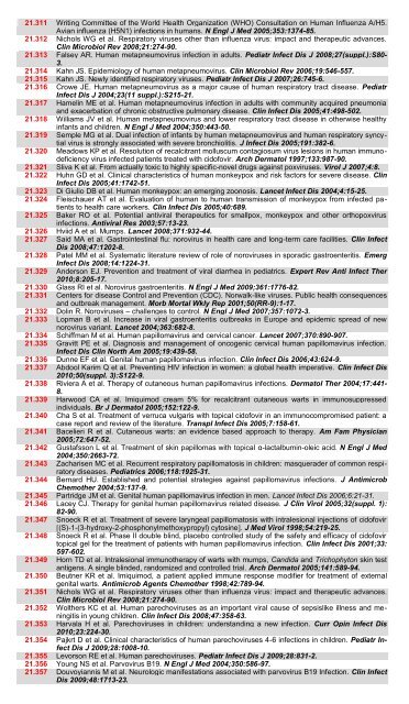 TABLE 39A LIST OF PUBLICATIONS REFERRED TO IN THE ...