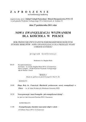 SzczegÃ³Åowy program