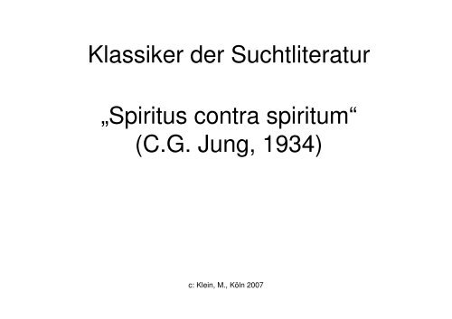 Heil und Heilung fÃ¼r Suchtkranke durch Sinnsysteme? Ergebnisse ...