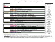 Charles County Public Schools Calendar for School Year July 2008 ...