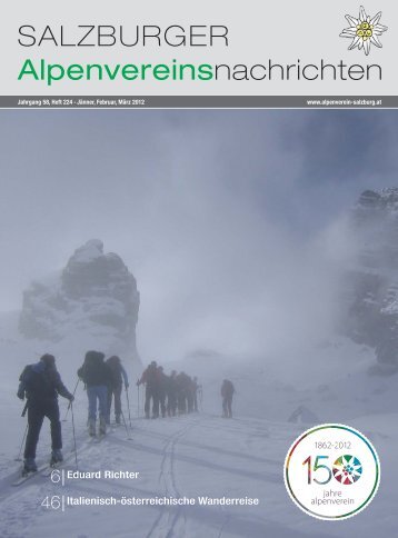 SALZBURGER Alpenvereinsnachrichten - Alpenverein Salzburg