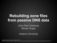 Rebuilding zone files from passive DNS data - Caida