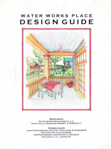 DESIGN GUIDE - Building in Water Works Place