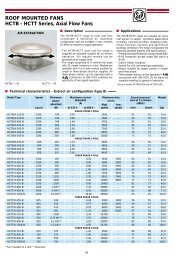 HCTT Series, Axial Flow Fans - Construlink