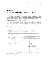 CapÃtulo 3: APLICACIONES DE LAS DERIVADAS