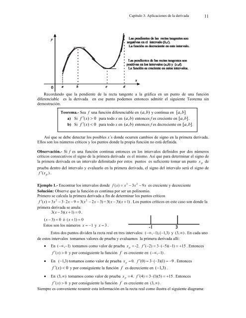 CapÃ­tulo 3: APLICACIONES DE LAS DERIVADAS