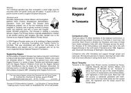 Kagera - The Diocese of St Edmundsbury and Ipswich