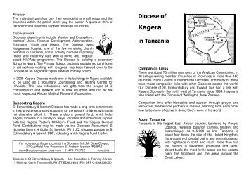 Kagera - The Diocese of St Edmundsbury and Ipswich