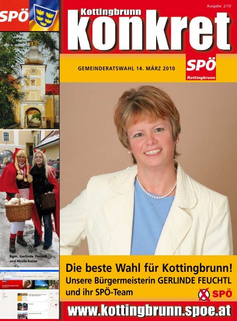 Die beste Wahl für Kottingbrunn! Unsere ... - SPÖ Kottingbrunn