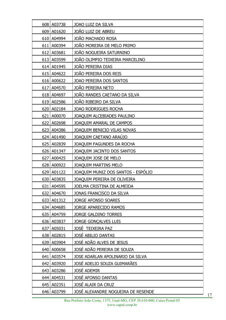 3 (SEGUNDO) ADITIVO AO TERMO DE COMPROMISSO ... - CAPUL