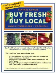 Find local food in Central Illinois
