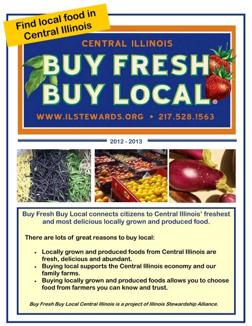 Find local food in Central Illinois