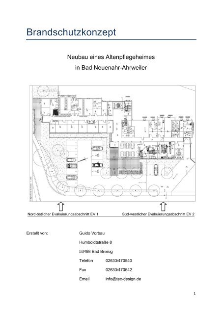 Brandschutzkonzept Altenpflegeheim