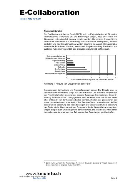 E-Collaboration - KMU Portal - CH