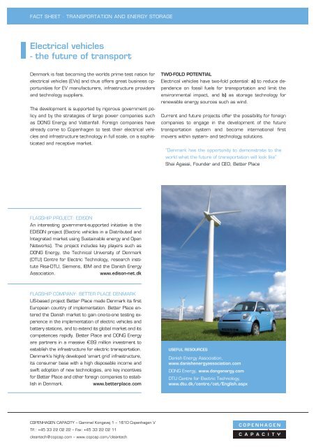 Exceptional wind power - Copenhagen Cleantech Cluster