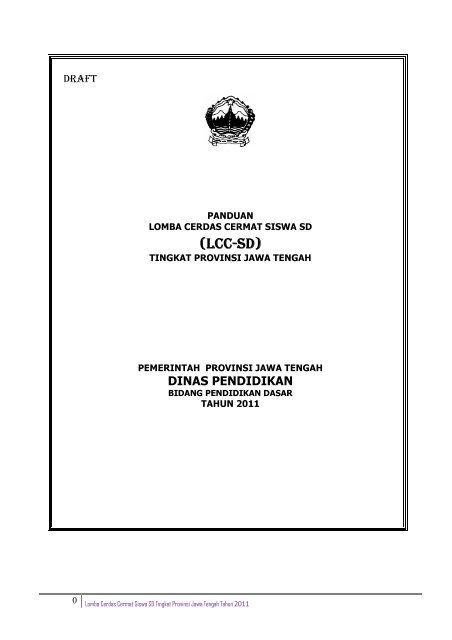 Soal Lcc Sd Dan Kunci Jawaban Guru Galeri