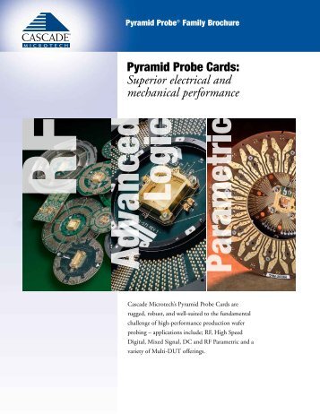 Pyramid Probe Cards: Superior electrical and ... - MB Electronique