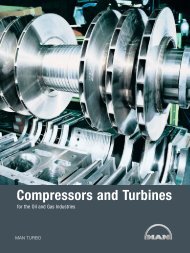 Compressors and turbines - MAN Diesel & Turbo