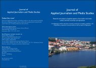 Journal of Applied Journalism and Media Studies - Vula - University ...