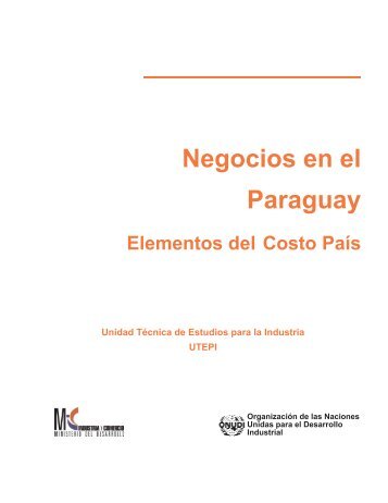 Negocios en el Paraguay - Ministerio de Industria y Comercio